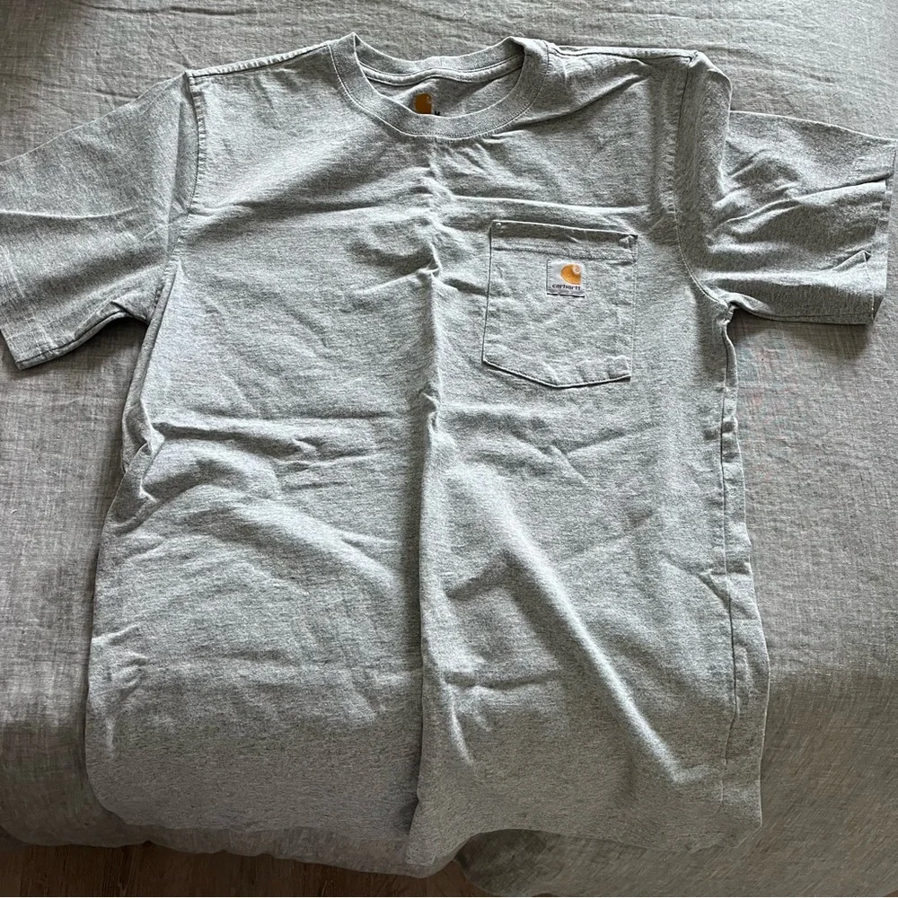 Carhartt Heather Gray Relaxed Fit T-Shirt - Picture 1 of 3